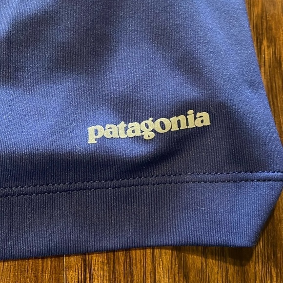Patagonia athletic tennis dress blue pink racerback Sz XL - Picture 5 of 16